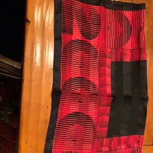 RARE 2000 red and black scarf. Stunning.